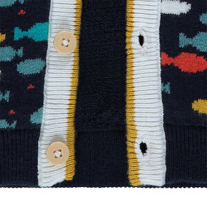 Gilet en tricot avec motif all-over 