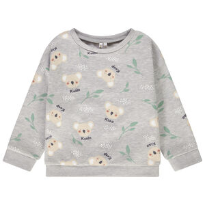 Sweat oversize en molleton imprimé fantaisie pour bébé garçon 