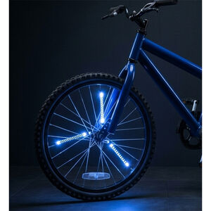 Éclairage Tube Led rayons de vélo SpinBrightz Motif Bleu 
