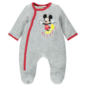 Dors-bien en velours Disney print Mickey ouverture adaptée à l'âge 