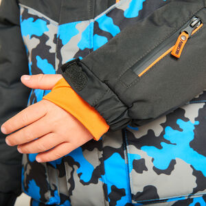 Veste de ski waterproof imprimé camouflage garçon 