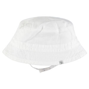 Bob blanc uni en coton  