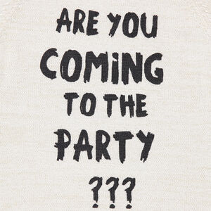 Junior - Pull en tricot avec texte printé 