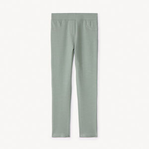 Jegging molleton coloris uni fille 