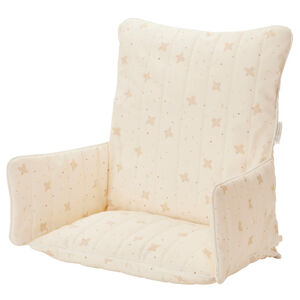Coussin de chaise haute imperméable Douce Hirondelle écru 
