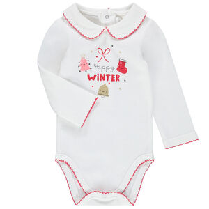 Body manches longues à imprimés esprit Noël 