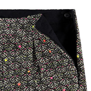 Short en jacquard avec touches colorées 