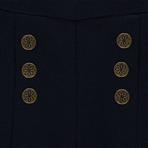 Legging en milano avec boutons fantaisie 