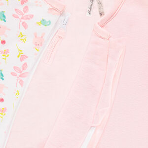 Turbulette en jersey interlock avec imprimé fantaisie et manches amovibles 