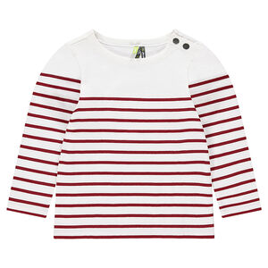 Junior - Marinière en jersey à rayures all-over 