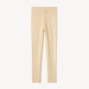Caleçon en tricot côte unie avec nœud décoratif fille 