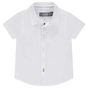 Chemise manches courtes unie  