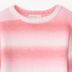 Pull en tricot effet dégradé fille 