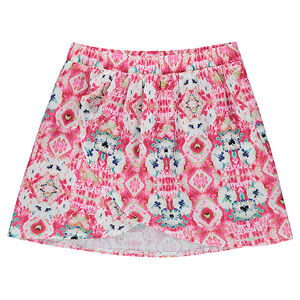 Junior - Jupe porte-feuille fleurie 