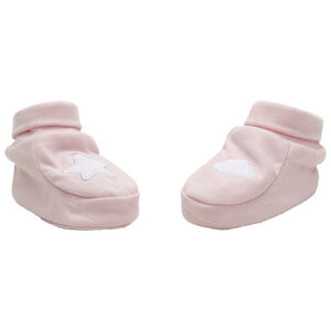 Chaussons en jersey à motifs brodés 