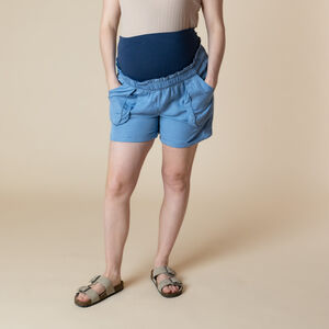 Short fluide de grossesse avec bandeau haut 