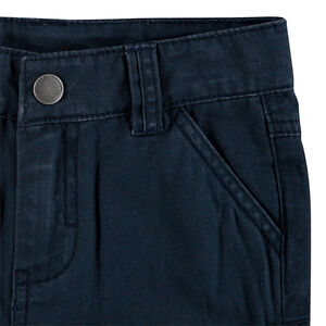 Bermuda en coton surteint à poches style cargo 