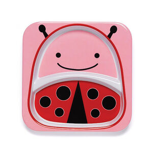 Assiette à compartiments - Coccinelle 