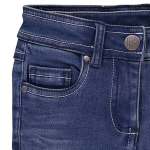 Jeans en molleton effet denim 