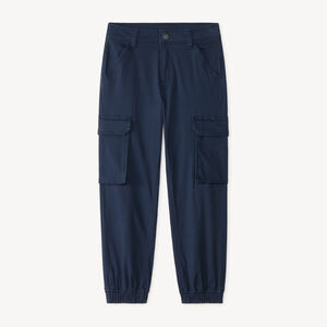 Pantalon cargo uni à poches soufflet garçon 