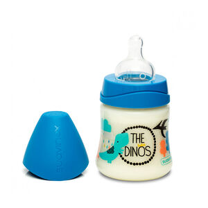 Biberon Dino 150 ml - Bleu foncé 