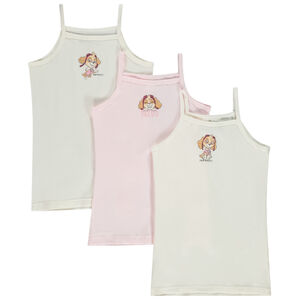 Lot de 3 maillots de corps à bretelles Stella Pat'Patrouille fille 