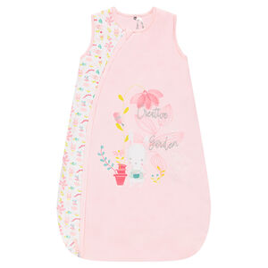 Turbulette en jersey interlock sans manches avec imprimé fantaisie  