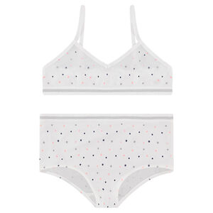 Ensemble brassière et shorty imprimés all-over 