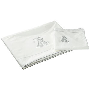 Drap de lit et taie d'oreiller Bourriquet 