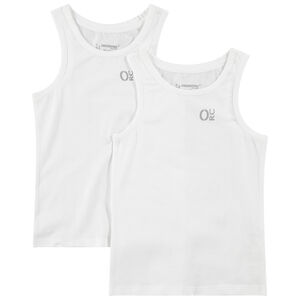 Lot de 2 maillots de corps forme débardeur avec logo printé 