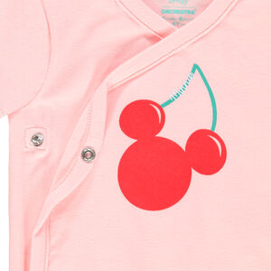 Body manches courtes print Minnie forme cerises 