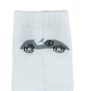 Lot de 2 paires de chaussettes avec motifs et rayures en jacquard 