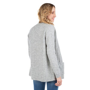 Gilet long de grossesse avec poches plaquées 