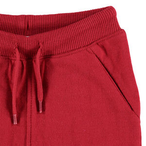 Pantalon de jogging en molleton gris chiné 