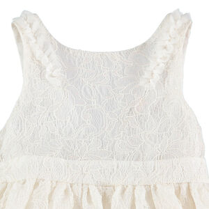 Robe de cérémonie en dentelle doublée  