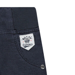 Bermuda en coton avec taille élastiquée et poches 