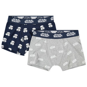 Lot de 2 boxers en coton bio print Star Wars all-over 