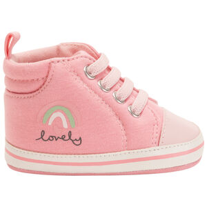 Baskets montantes souples print Lovely pour bébé fille 
