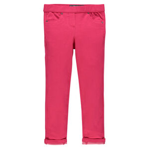 Junior - Jegging en molleton aspect denim 