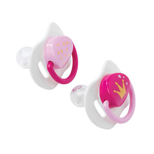 Lot de 2 sucettes à bout rond - 6m+ 