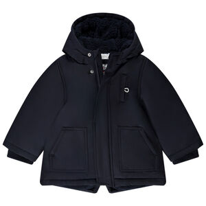 Parka à capuche doublée sherpa pour bébé garçon 