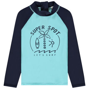 T-shirt manches longues anti-UV SPF 50+ print surf garçon 