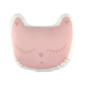 Coussin chat en coton Bio - collection Imagine 
