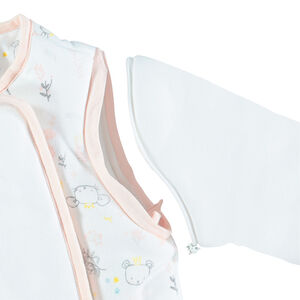 Turbulette en popeline de coton à manches amovibles avec koalas printés 