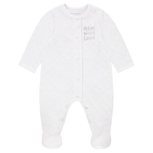 Dors-bien en velours imprimé à message printé 