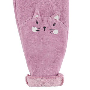 Pantalon en velours avec motif animal sur les genoux 