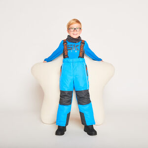 Pantalon de ski à bretelles amovibles fantaisies garçon 