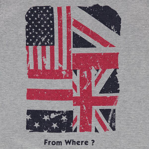 Pull en tricot avec message printé 