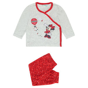 Ensemble de pyjama en velours Disney Minnie adapté en fonction de l'âge 
