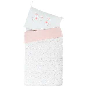 Parure de lit avec housse de couette et taie d'oreiller Little princess 